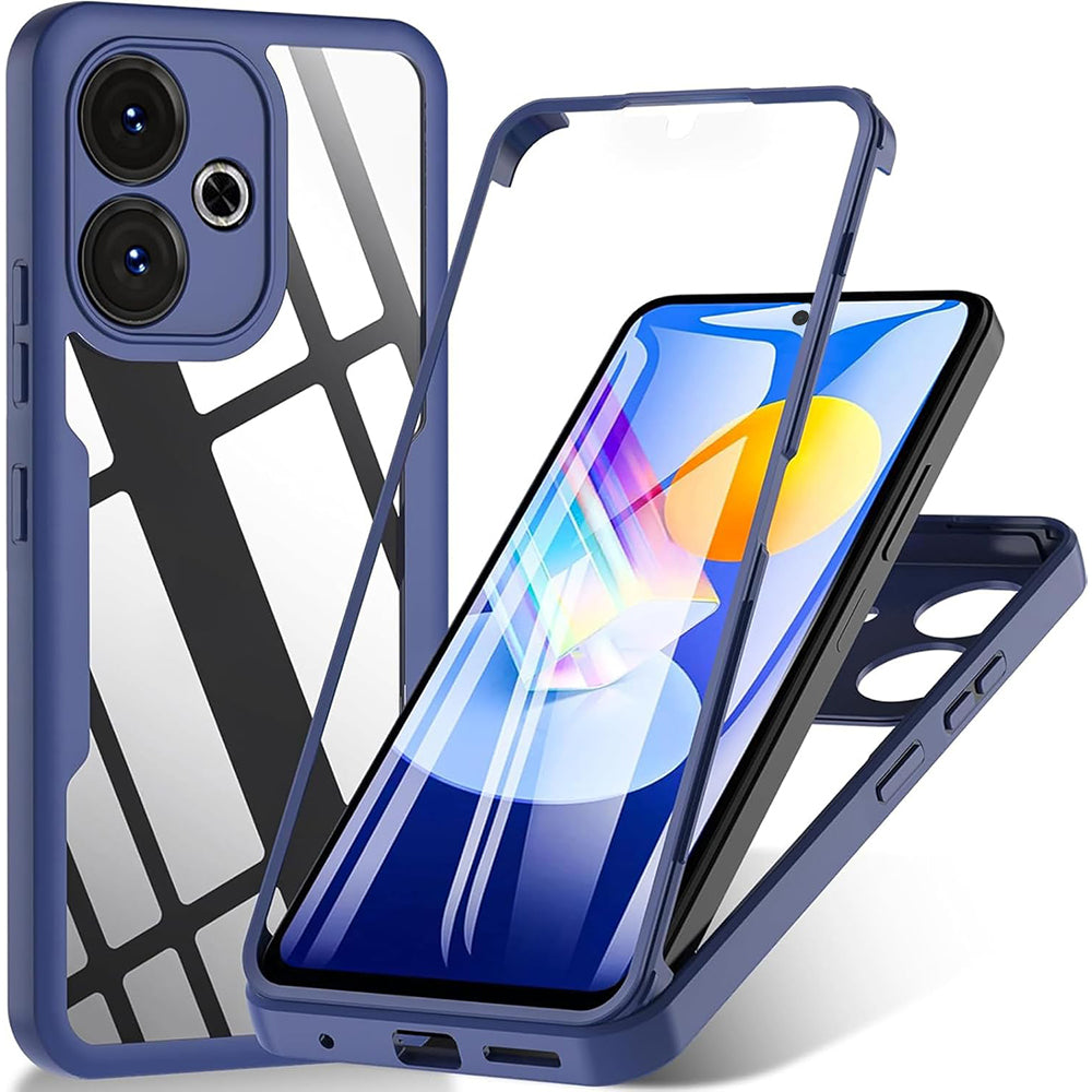 Funda para Xiaomi Poco M6 4G / Redmi 13, Techsuit, ColorVerse 360, Azul