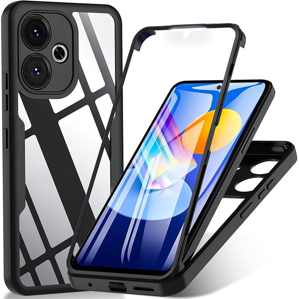 Funda para Xiaomi Poco M6 4G / Redmi 13, Techsuit, ColorVerse 360, Negra
