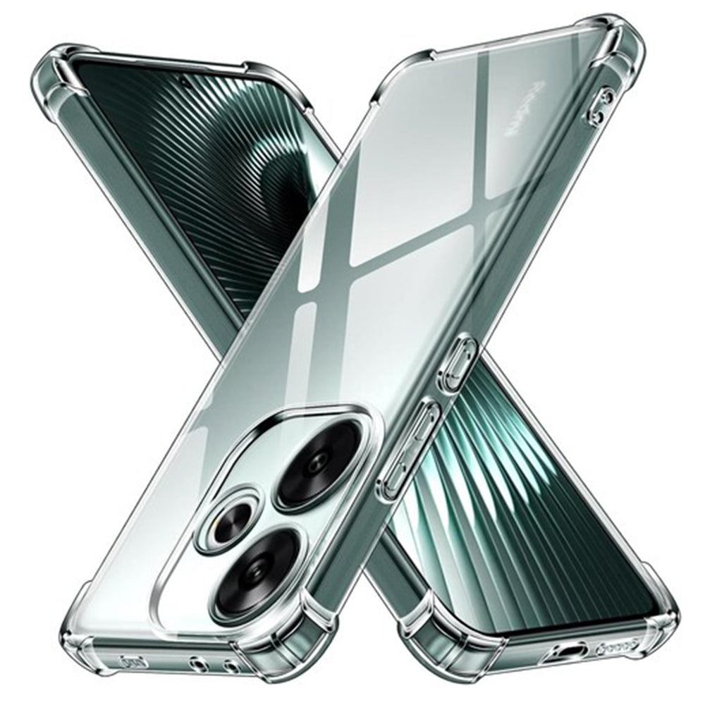 Funda para Xiaomi Poco M6 4G / Redmi 13, Techsuit, Antigolpes Transparente, Transparente