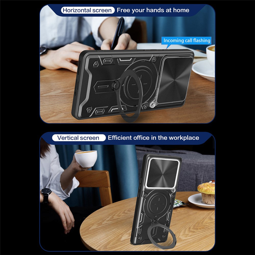 Funda para Xiaomi Poco M8 Pro / Redmi Note 15 Pro+ 5G, Techsuit, CamGuard Pro, Roja