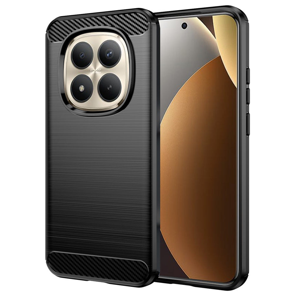Funda para Xiaomi Poco M8 Pro / Redmi Note 15 Pro+ 5G, Techsuit, Carbono, Negra