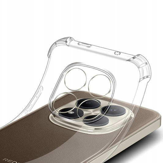 Funda para Xiaomi Poco M8 Pro / Redmi Note 15 Pro+ 5G, Techsuit, Shockproof Clear, Transparente