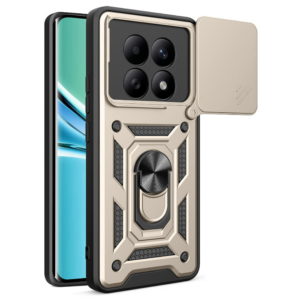 Funda para Xiaomi Poco M8 / Redmi Note 15 5G / Note 15 4G, Techsuit, CamShield, Dorada