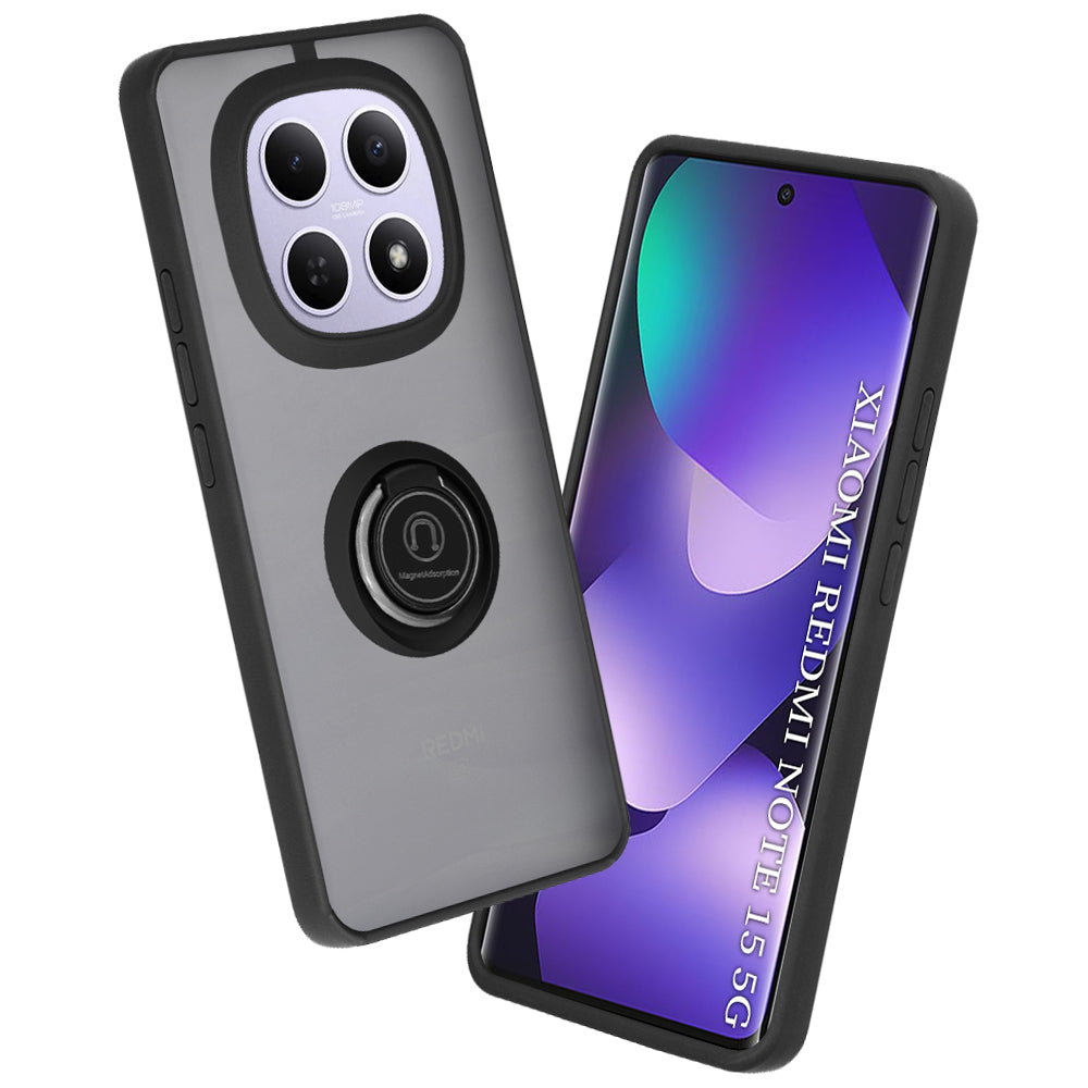 Funda para Xiaomi Poco M8 / Redmi Note 15 5G / Note 15 4G, Techsuit, Glinth, Negra