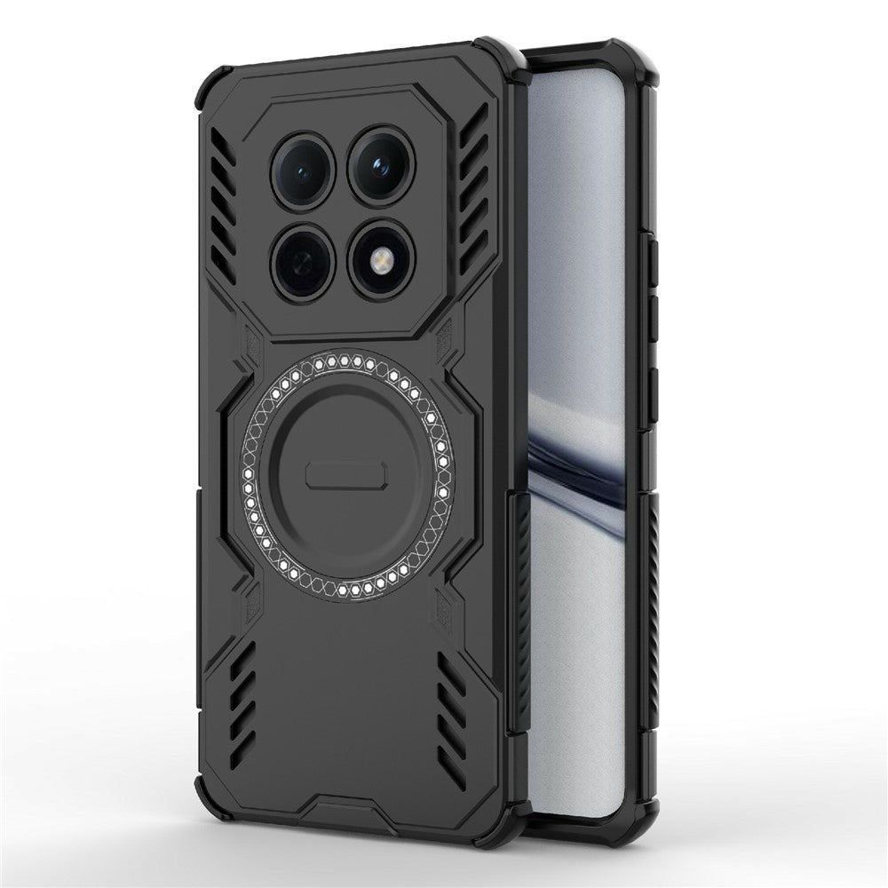 Funda MagSafe para Xiaomi Poco M8 / Redmi Note 15 5G, Techsuit, ArmorMag, Negra