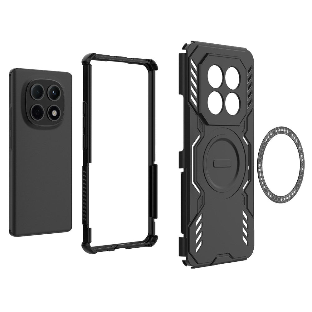 Funda MagSafe para Xiaomi Poco M8 / Redmi Note 15 5G, Techsuit, ArmorMag, Negra