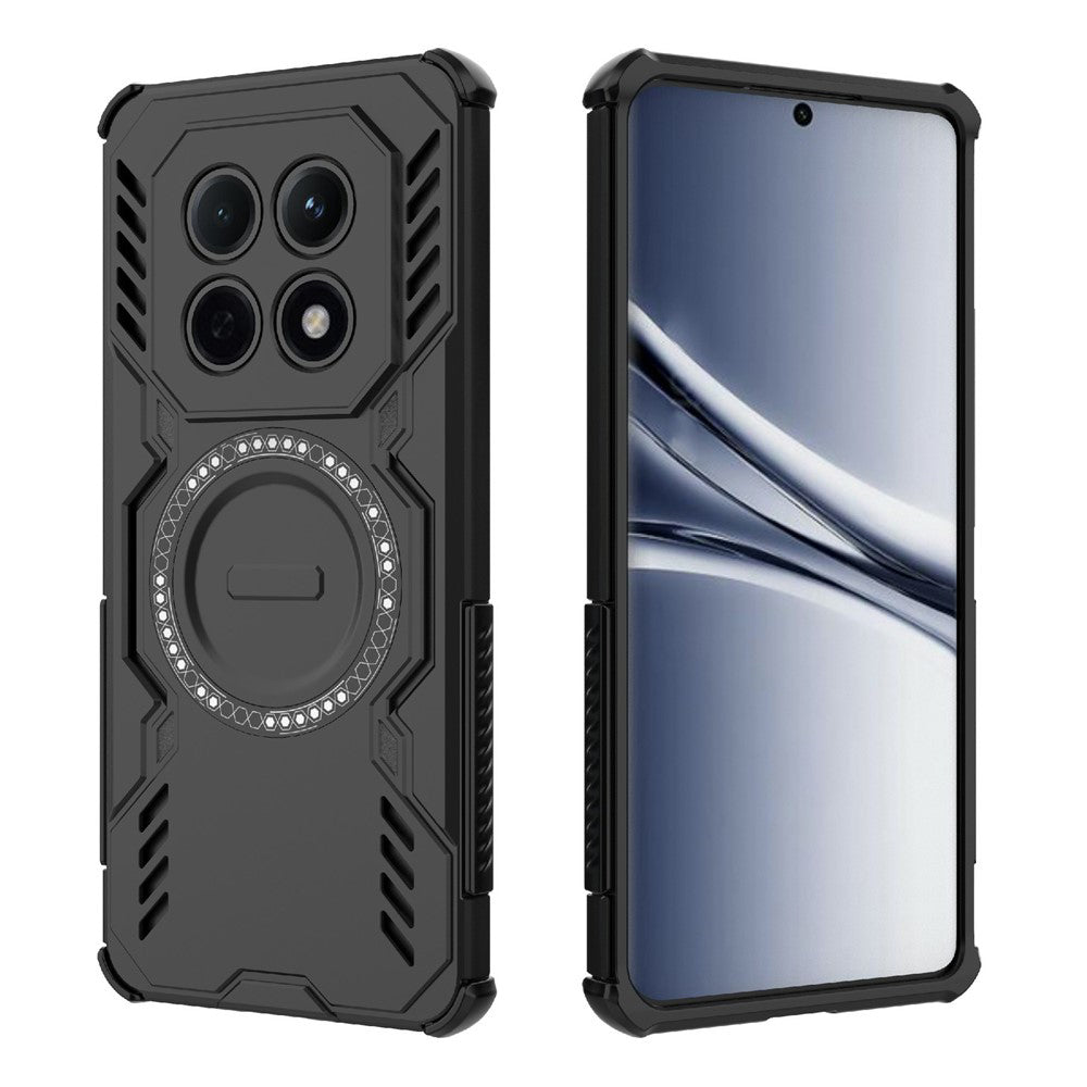 Funda MagSafe para Xiaomi Poco M8 / Redmi Note 15 5G, Techsuit, ArmorMag, Negra