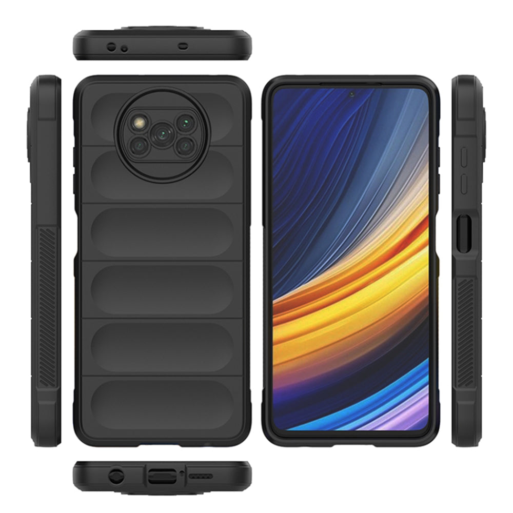 Funda para Xiaomi Poco X3 Pro / X3 NFC / X3, Techsuit, Magic Shield, Negra
