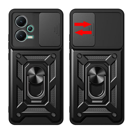 Funda para Xiaomi Poco X5 / Note 12 5G, Techsuit, CamShield, Negra