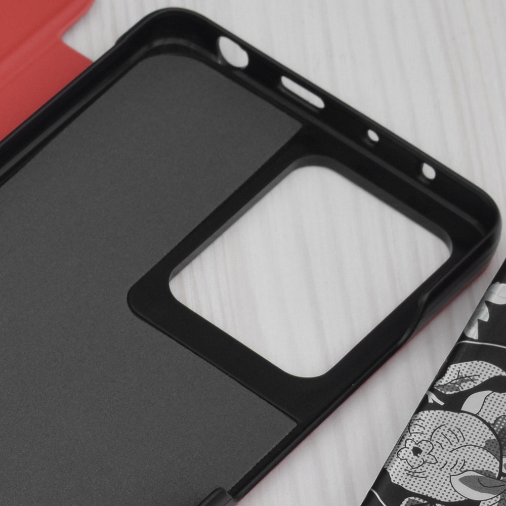 Funda para Xiaomi Poco X5 Pro / Redmi Note 12 Pro 5G, Techsuit, eFold, Roja