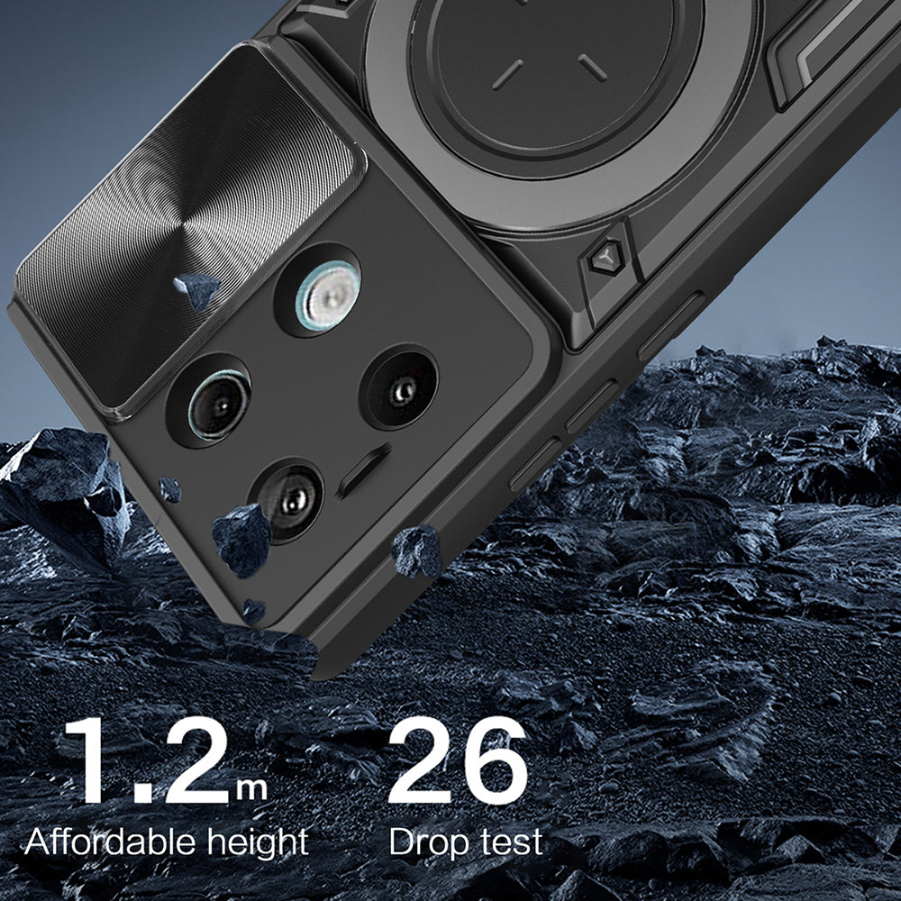 Funda para Xiaomi Poco X6 / Note 13 Pro 5G, Techsuit, CamGuard Pro, Negra