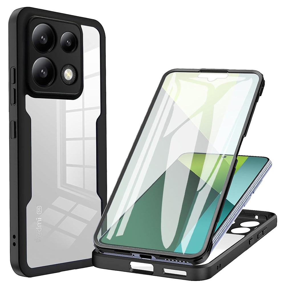 Funda para Xiaomi Poco X6 / Note 13 Pro 5G, Techsuit, ColorVerse 360, Negra