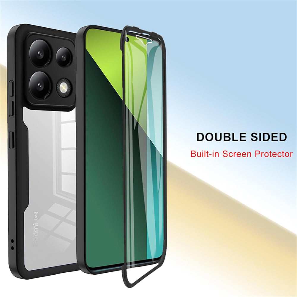 Funda para Xiaomi Poco X6 / Note 13 Pro 5G, Techsuit, ColorVerse 360, Negra