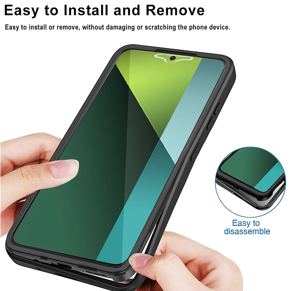 Funda para Xiaomi Poco X6 / Note 13 Pro 5G, Techsuit, ColorVerse 360, Negra