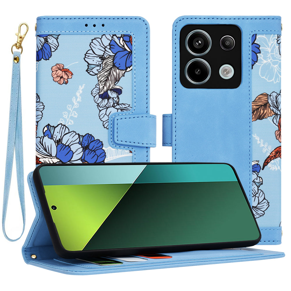 Funda para Xiaomi Poco X6 / Note 13 Pro 5G, Techsuit, FlipCraft, Azul