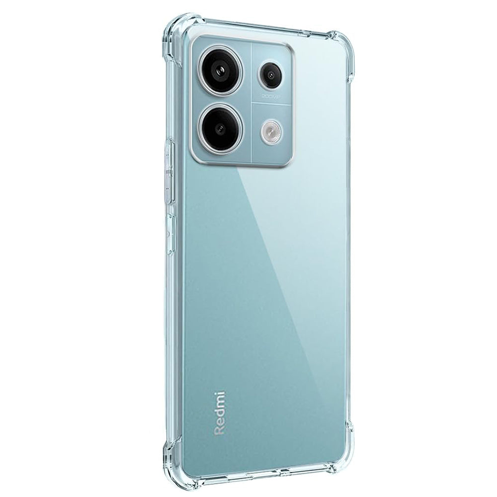 Funda para Xiaomi Poco X6 / Note 13 Pro 5G, Techsuit, Transparente a prueba de golpes, Transparente