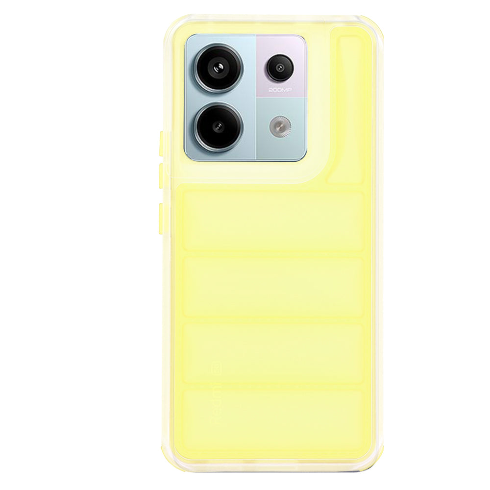 Funda para Xiaomi Poco X6 / Note 13 Pro 5G, Techsuit, Wave Shield, Amarilla