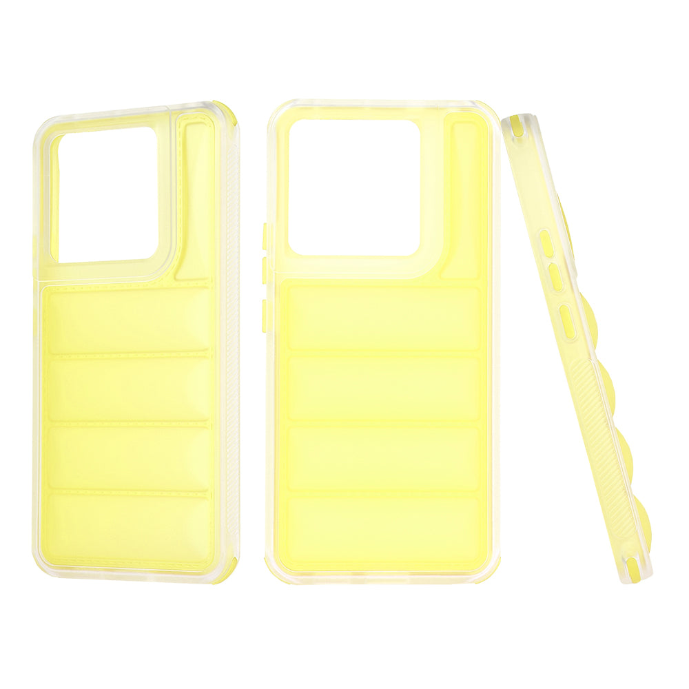 Funda para Xiaomi Poco X6 / Note 13 Pro 5G, Techsuit, Wave Shield, Amarilla