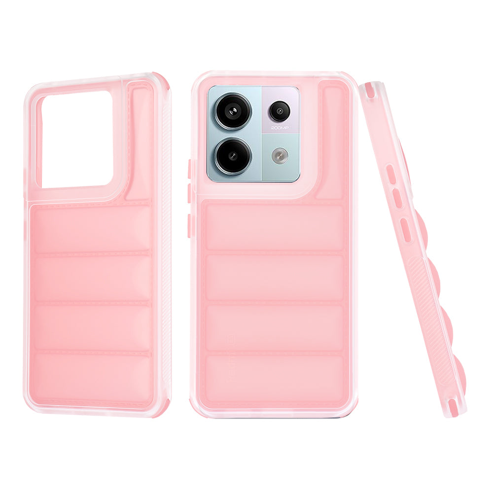 Funda para Xiaomi Poco X6 / Note 13 Pro 5G, Techsuit, Wave Shield, Rosa