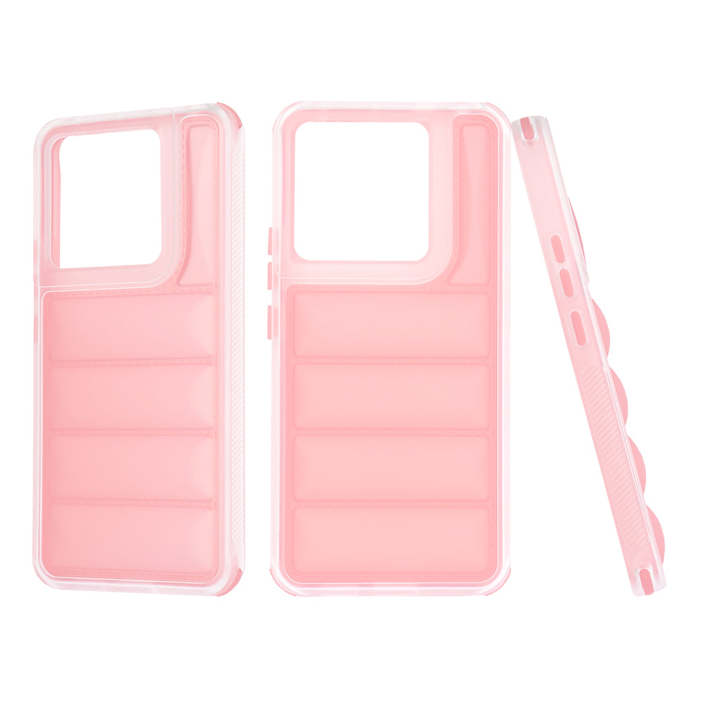 Funda para Xiaomi Poco X6 / Note 13 Pro 5G, Techsuit, Wave Shield, Rosa