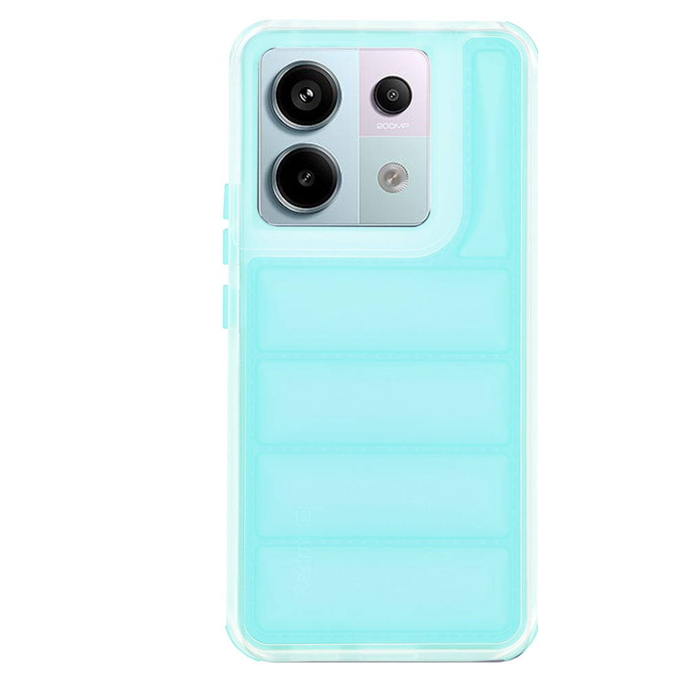 Funda para Xiaomi Poco X6 / Note 13 Pro 5G, Techsuit, Wave Shield, Turquesa
