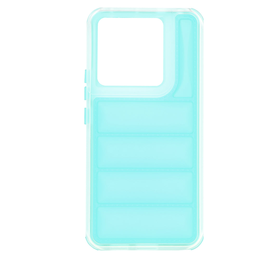 Funda para Xiaomi Poco X6 / Note 13 Pro 5G, Techsuit, Wave Shield, Turquesa