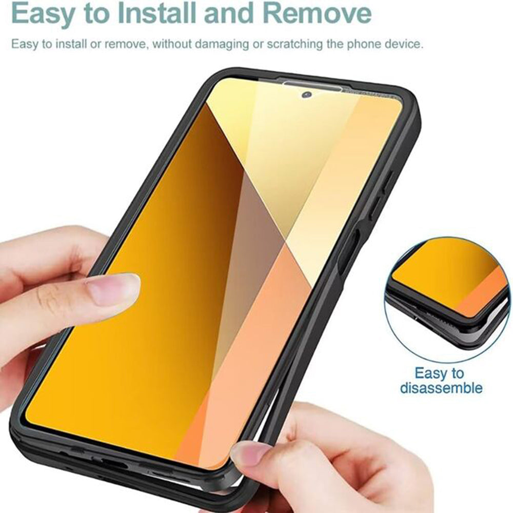 Funda para Xiaomi Poco X6 Pro, Techsuit, ColorVerse 360, Negra