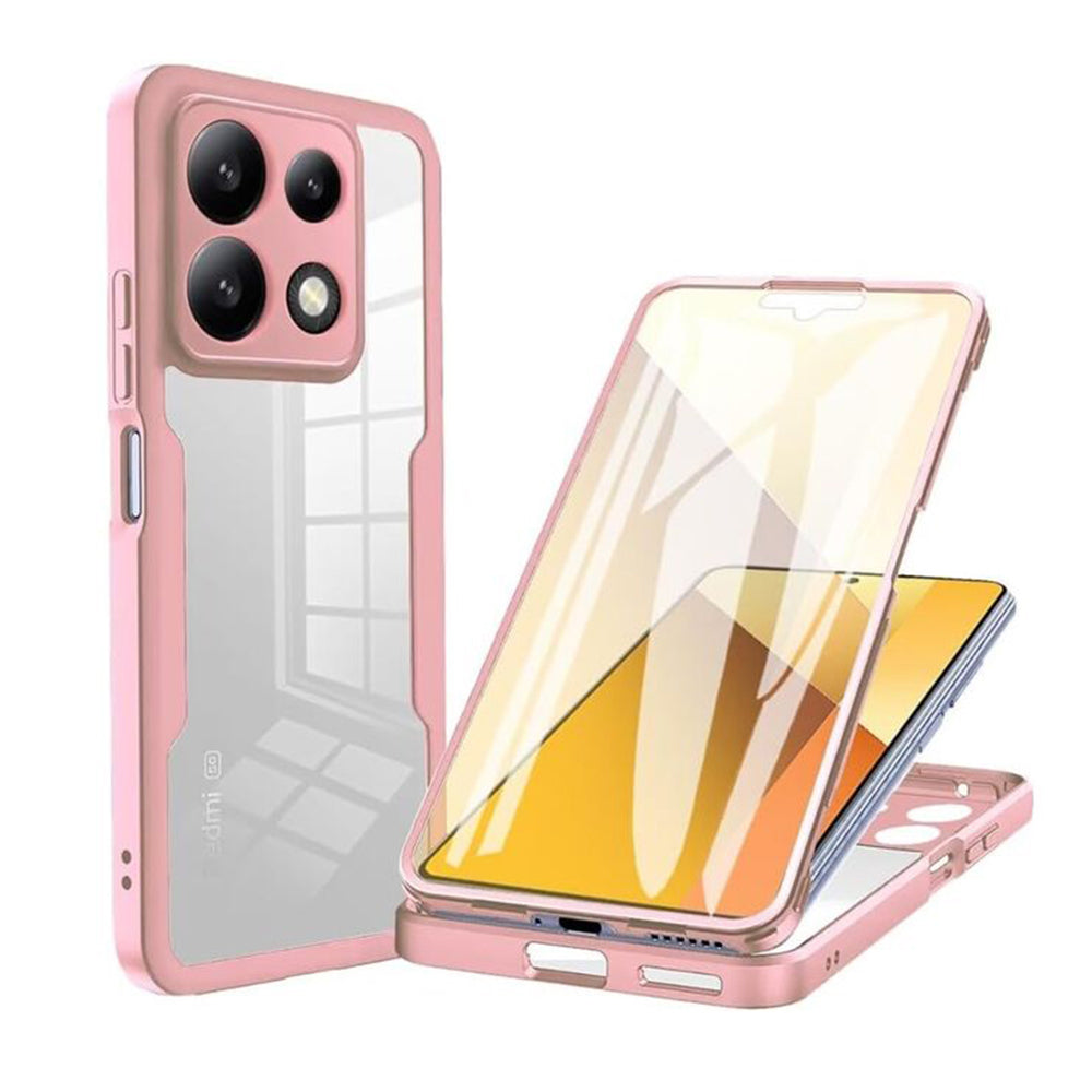 Funda para Xiaomi Poco X6 Pro, Techsuit, ColorVerse 360, Rosa