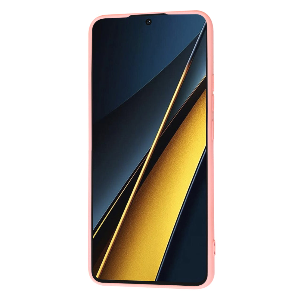 Funda para Xiaomi Poco X6 Pro, Techsuit, SoftFlex, Rosa Claro