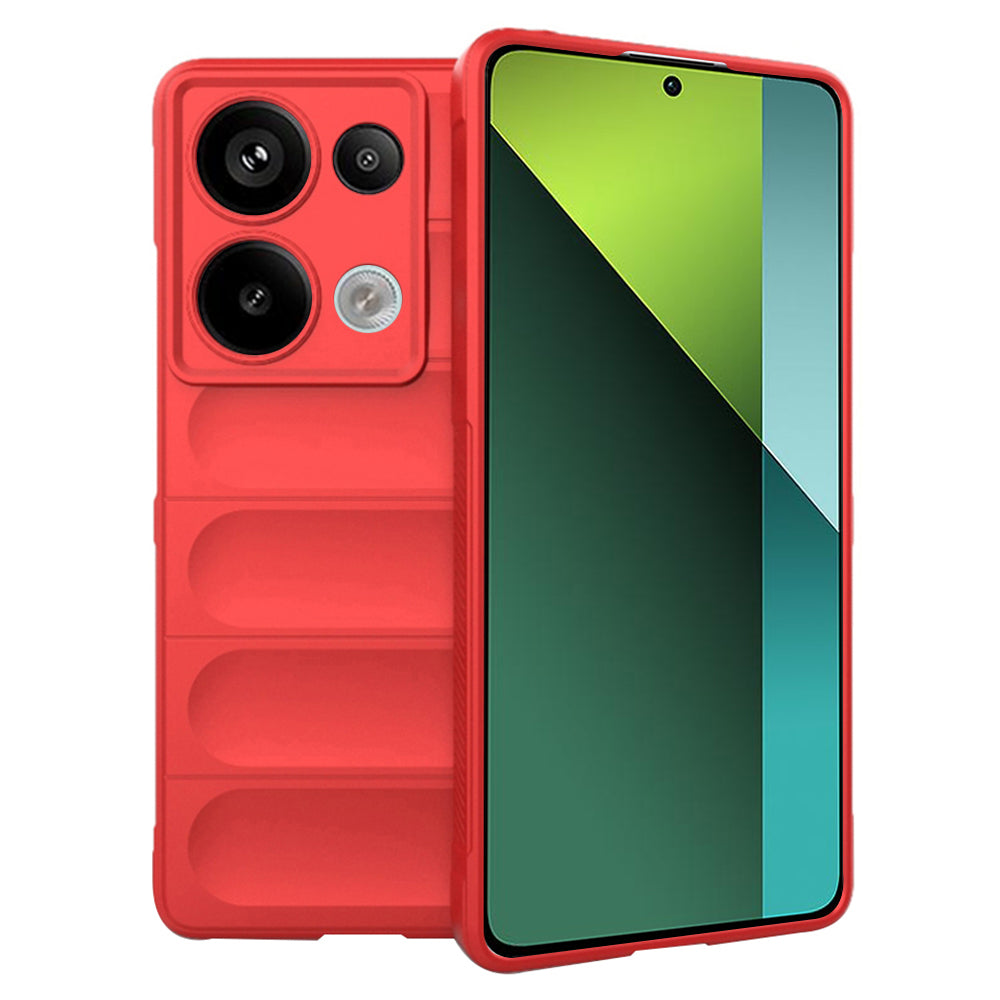 Funda para Xiaomi Poco X6 / Redmi Note 13 Pro 5G, Techsuit, Magic Shield, Roja