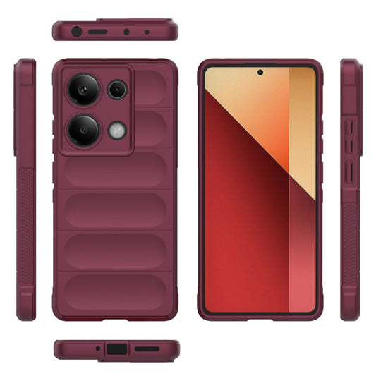 Funda para Xiaomi Poco X6 / Redmi Note 13 Pro 5G, Techsuit, Magic Shield, Roja