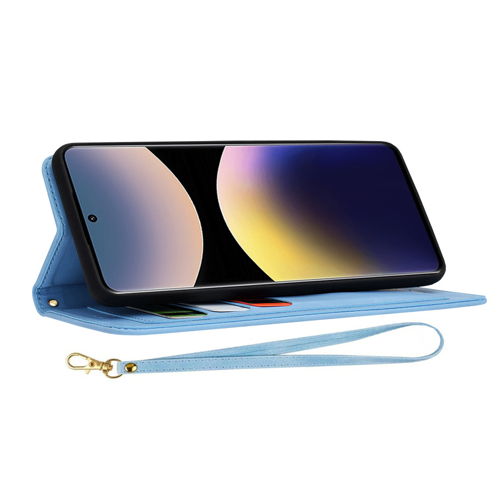 Funda para Xiaomi Poco X7 / Note 14 Pro 5G, Techsuit, FlipCraft, Azul