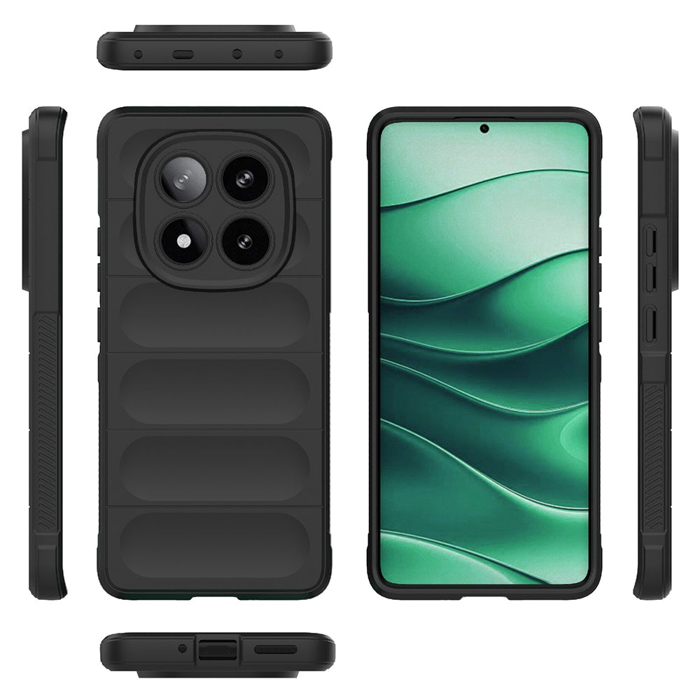 Funda para Xiaomi Poco X7 / Note 14 Pro 5G, Techsuit, Magic Shield, Negra