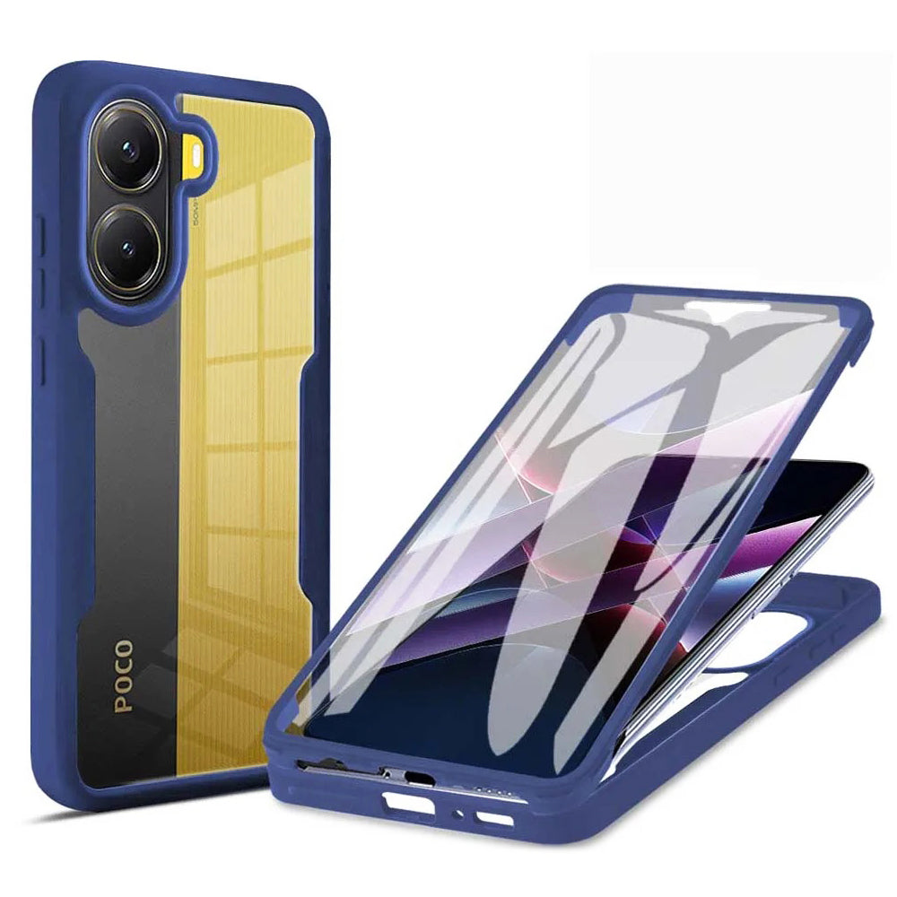 Funda para Xiaomi Poco X7 Pro, Techsuit, ColorVerse 360, Azul