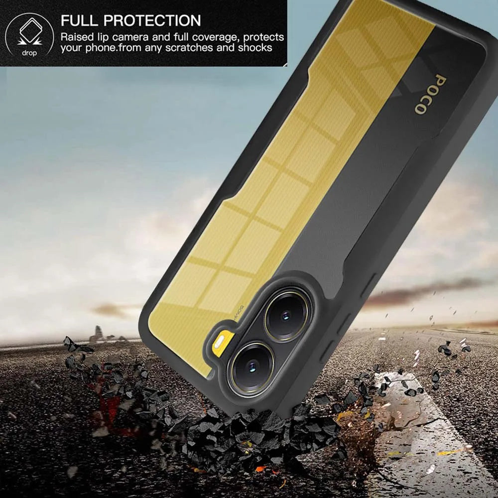 Funda para Xiaomi Poco X7 Pro, Techsuit, ColorVerse 360, Negra