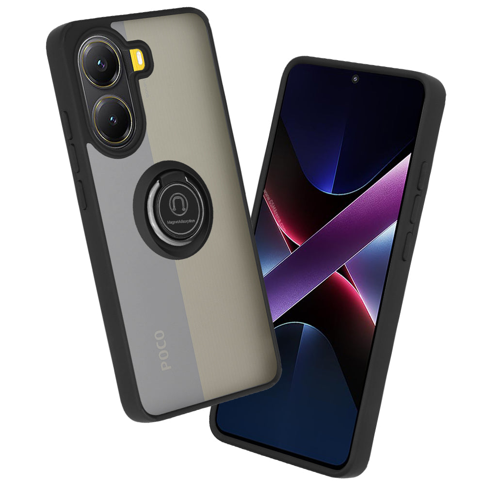 Funda para Xiaomi Poco X7 Pro, Techsuit, Glinth, Negra