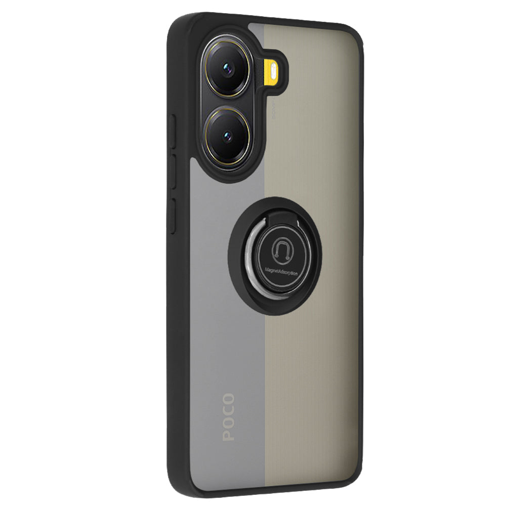 Funda para Xiaomi Poco X7 Pro, Techsuit, Glinth, Negra