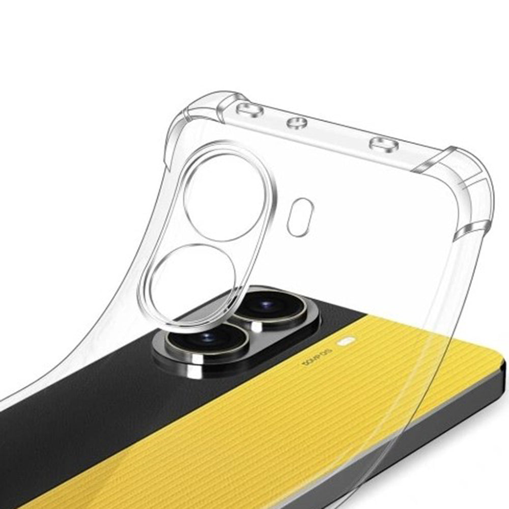 Funda para Xiaomi Poco X7 Pro, Techsuit, Antigolpes Transparente, Transparente