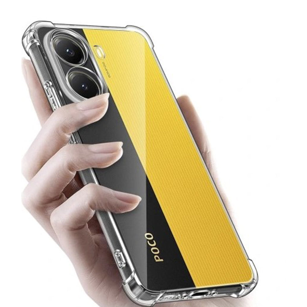 Funda para Xiaomi Poco X7 Pro, Techsuit, Antigolpes Transparente, Transparente