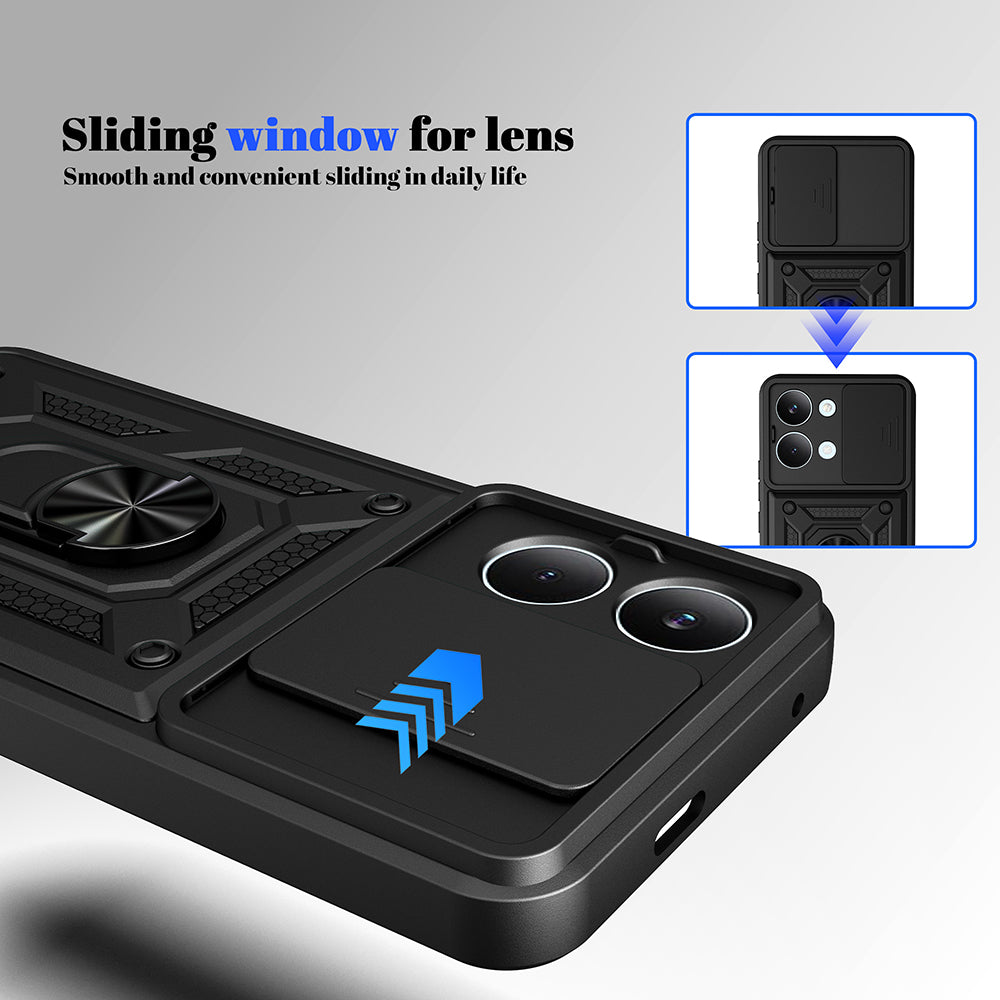 Funda para Xiaomi Poco X8 Pro Max, Techsuit, CamShield, Negra
