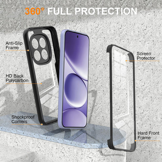Funda para Xiaomi Poco X8 Pro Max, Techsuit, ColorVerse 360, Negra
