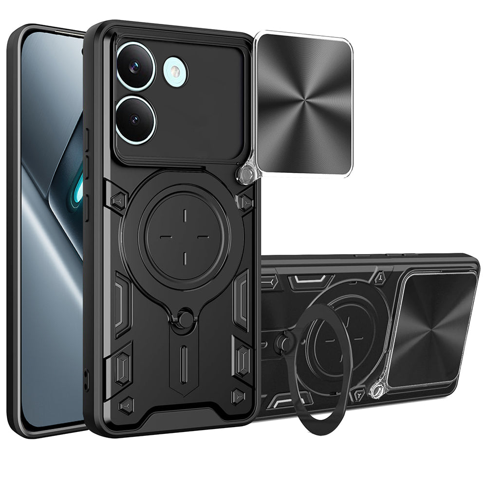 Funda para Xiaomi Poco X8 Pro, Techsuit, CamGuard Pro, Negra