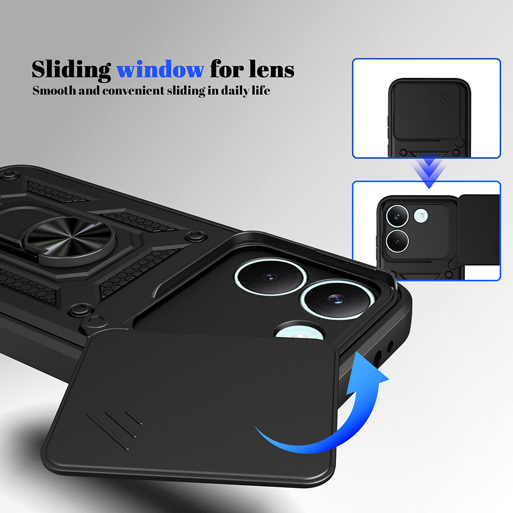 Funda para Xiaomi Poco X8 Pro, Techsuit, CamShield, Azul.