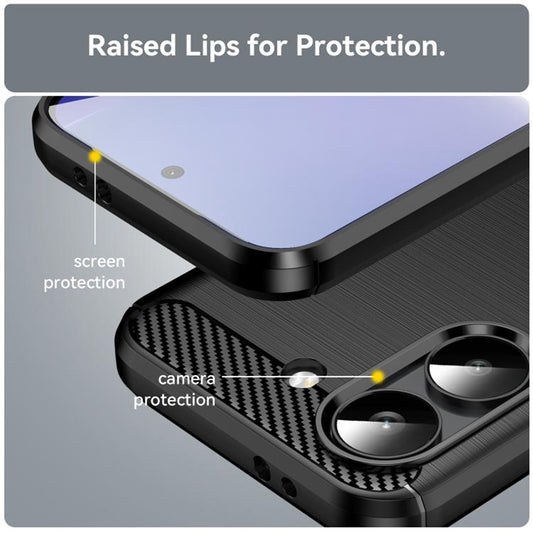 Funda para Xiaomi Poco X8 Pro, Techsuit, Carbono, Azul