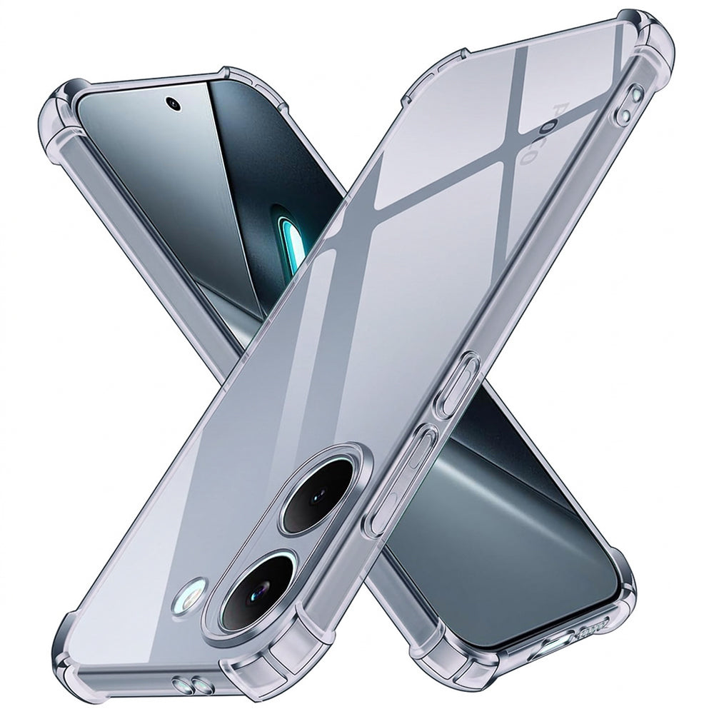 Funda para Xiaomi Poco X8 Pro, Techsuit, Transparente a prueba de golpes, Ahumada