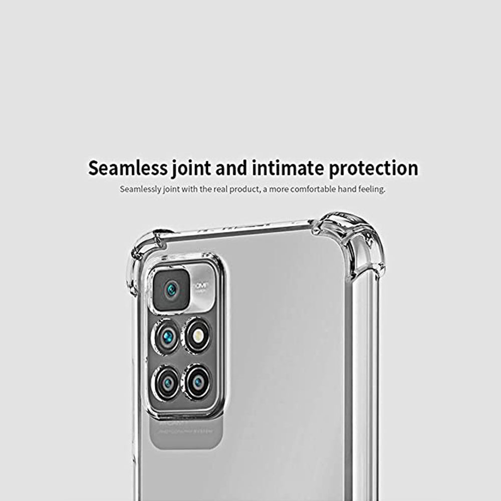 Funda para Xiaomi Redmi 10 2022 / 10 (2021), Techsuit, Transparente a prueba de golpes