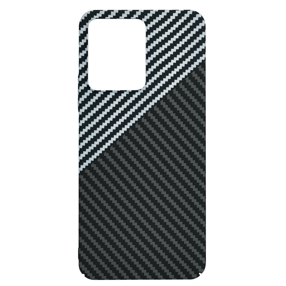 Funda para Xiaomi Redmi 13C 5G / 13C / Poco C65, Techsuit, Carbonite FiberShell, Negra Gris