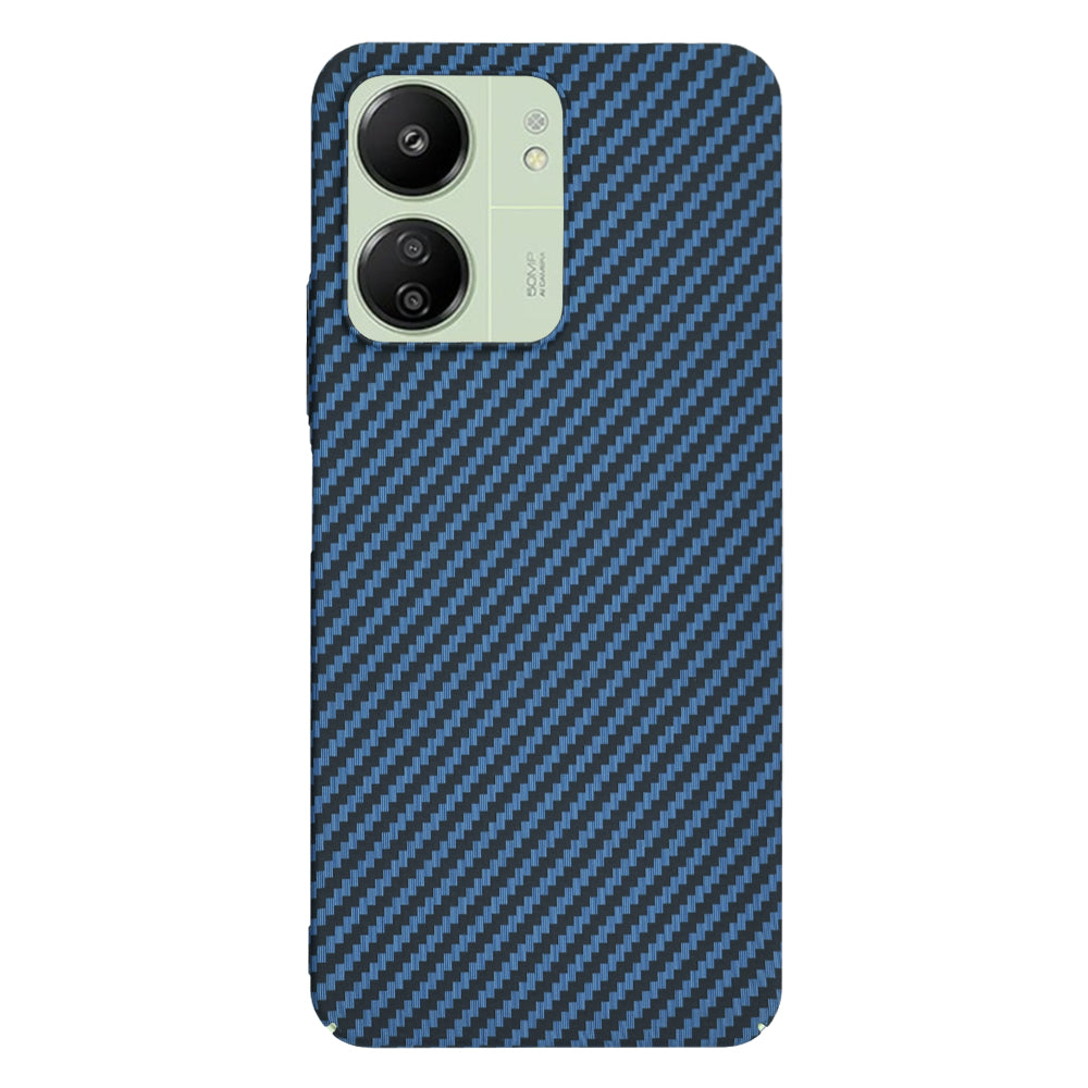 Funda para Xiaomi Redmi 13C 5G / 13C / Poco C65, Techsuit, Carbonite FiberShell, Turquesa