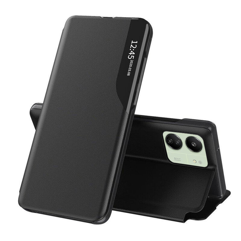 Funda para Xiaomi Redmi 13C 5G / 13C / Poco C65, Techsuit, eFold, Negra
