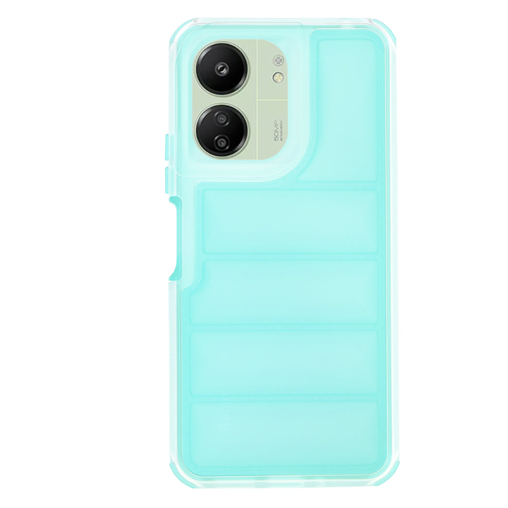 Funda para Xiaomi Redmi 13C 5G / 13C / Poco C65, Techsuit, Wave Shield, Turquesa